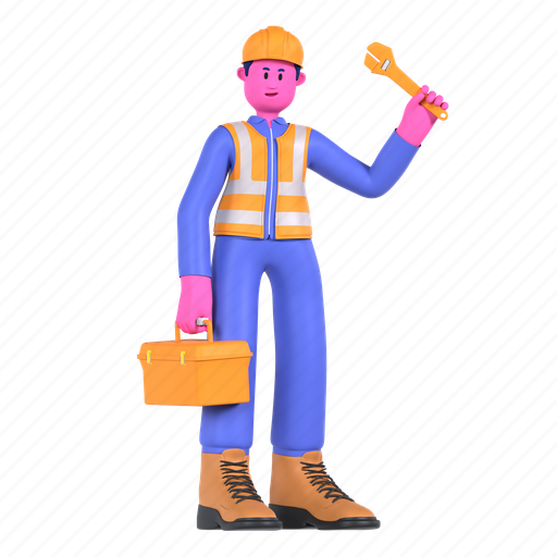 Tool kits, toolkit, toolbox, repair, maintenance, construction, architecture 3D illustration - Download on Iconfinder