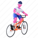 bmx, bicycle, bike, cycle, ride, sport, athlete, competition, 3d character 