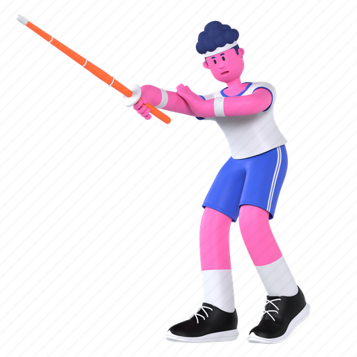 Kendo, japan, blade, sword, arts, sport, athlete 3D illustration - Download on Iconfinder