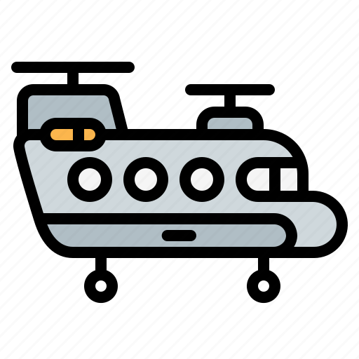 Helicopter, transportation, army, vehicle, aircraft icon - Download on Iconfinder