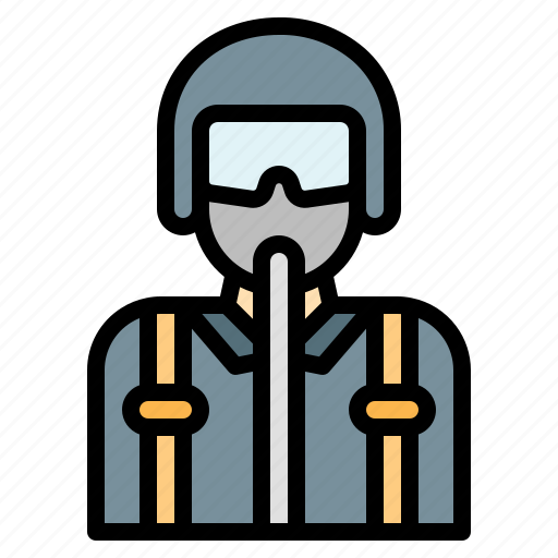 Airforce, pilot, military, army, soldier icon - Download on Iconfinder