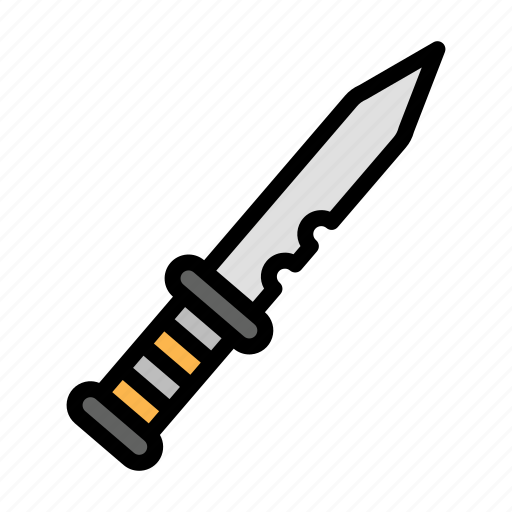 Knife, weapon, army, fighting, blade icon - Download on Iconfinder