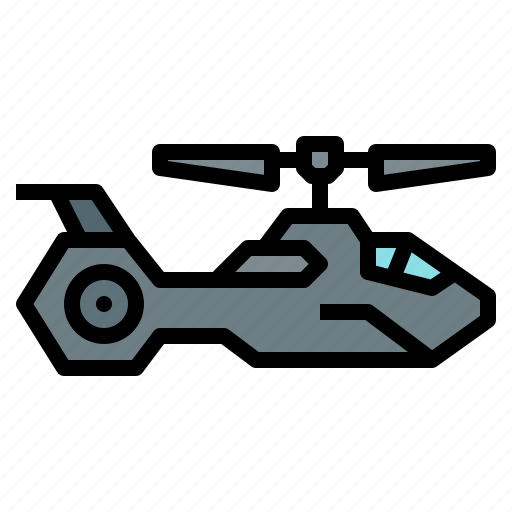 Aircraft, helicopter, military, transportation icon - Download on Iconfinder