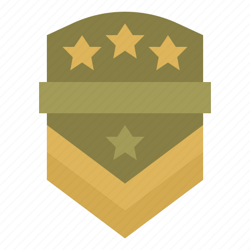 Badge, honor, military, ranking, soldier icon - Download on Iconfinder