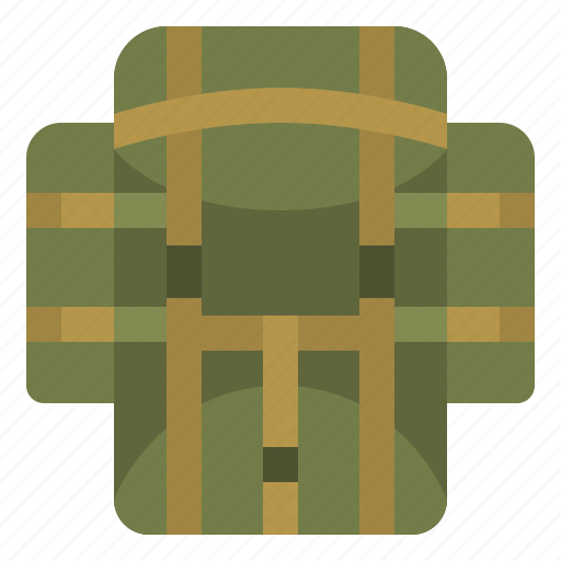 Patrol, backpack, military, army icon - Download on Iconfinder