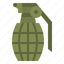 grenade, military, hand, army, weapon