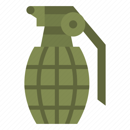 Grenade, military, hand, army, weapon icon - Download on Iconfinder