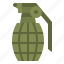 grenade, military, hand, army, weapon 