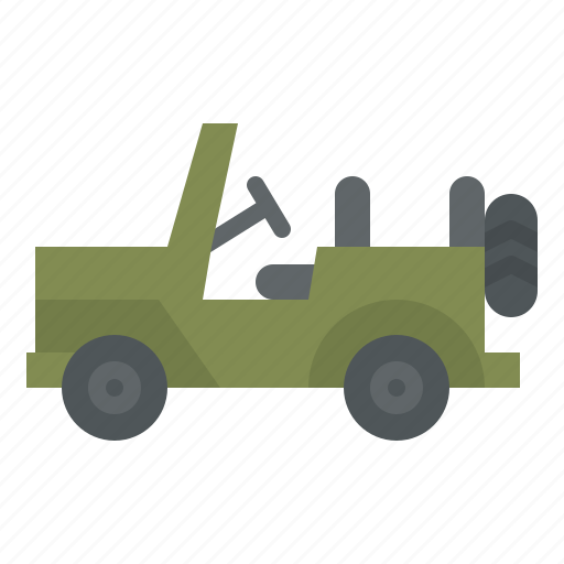 Car, vehicle, military, jeep, army icon - Download on Iconfinder
