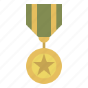 medal, bravery, military, army