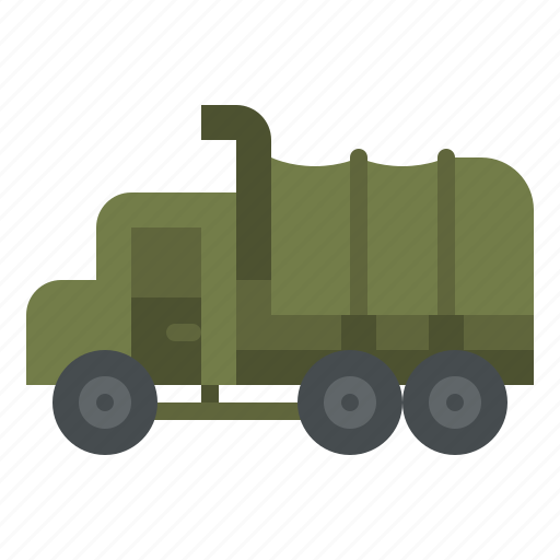 Vehicle, military, truck, army icon - Download on Iconfinder