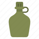 camping, military, water, army, bottle
