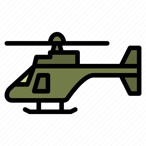 Helicopter, vehicle, military, army icon - Download on Iconfinder