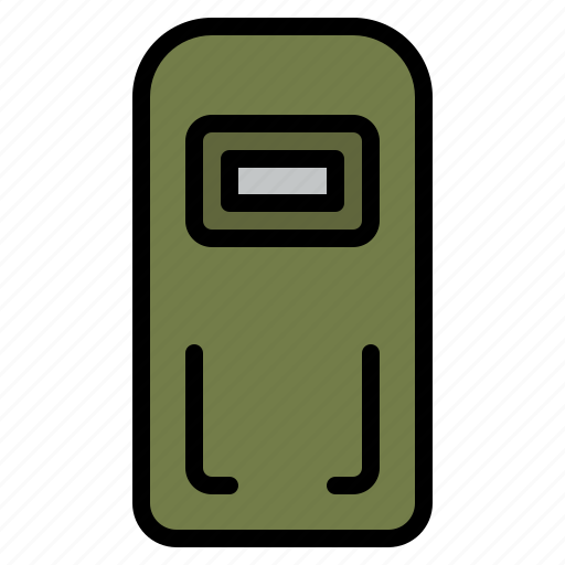 Bullet, protection, shield, war, army icon - Download on Iconfinder