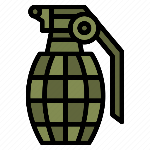 Grenade, hand, military, weapon, army icon - Download on Iconfinder