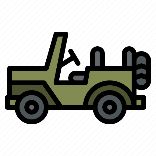 Car, vehicle, jeep, military, army icon - Download on Iconfinder