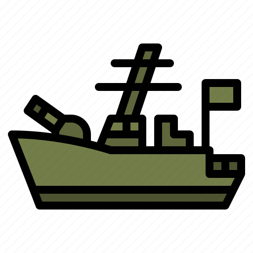 Ship, vehicle, military, army icon - Download on Iconfinder