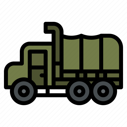 Vehicle, truck, military, army icon - Download on Iconfinder