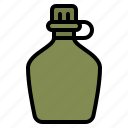 military, water, camping, bottle, army
