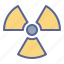 caution, hazard, nuclear, radioactive 
