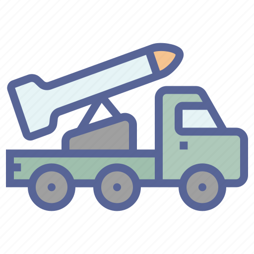 Military, rocket, truck, weapon icon - Download on Iconfinder