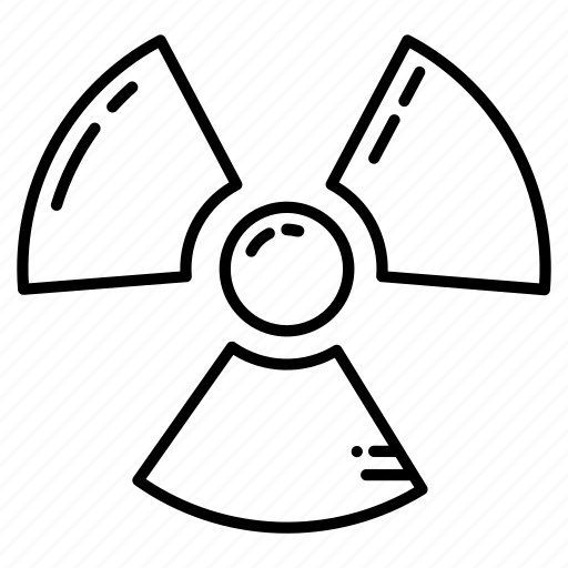 Atomic, contaminated, hazard, nuclear, radioactive icon - Download on Iconfinder