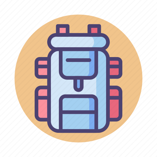 Backpack, backpacking, bag icon - Download on Iconfinder
