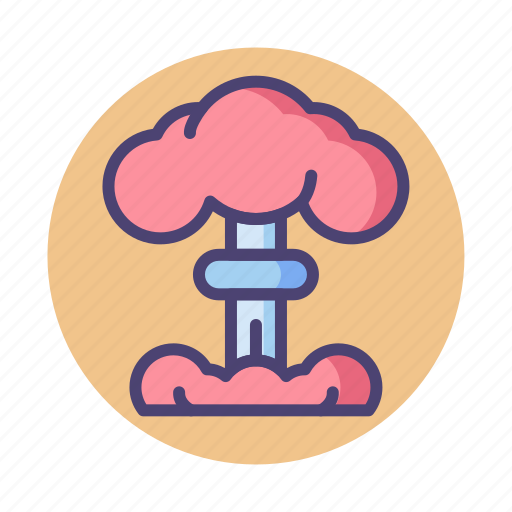 Bomb, hiroshima, mushroom cloud, nuclear, nuclear bomb icon - Download on Iconfinder