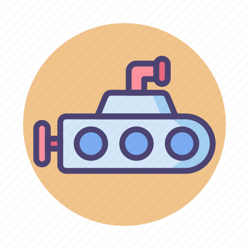 Military, sub, submarine, transportation icon - Download on Iconfinder