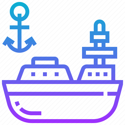 Boat, marine, military, ship icon - Download on Iconfinder