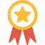 award, badge, achievement, prize 