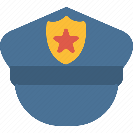 Cap, hat, police, policeman icon - Download on Iconfinder