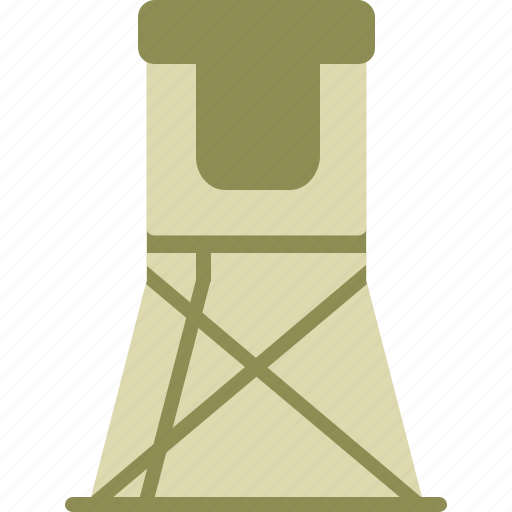 Fire, lookout, tower, watch, water icon - Download on Iconfinder