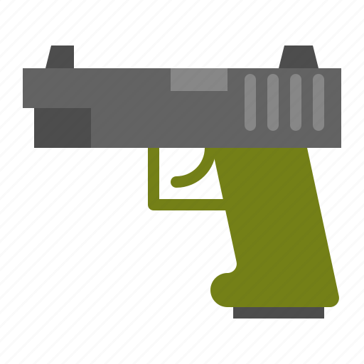 Army, equipment, force, gun, handgun, military, weapon icon - Download on Iconfinder