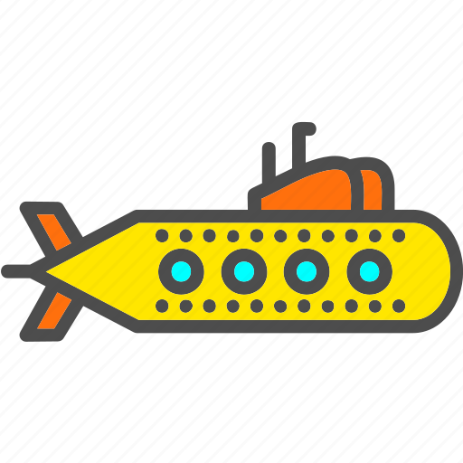 Navy, ocean, ship, submarine icon - Download on Iconfinder