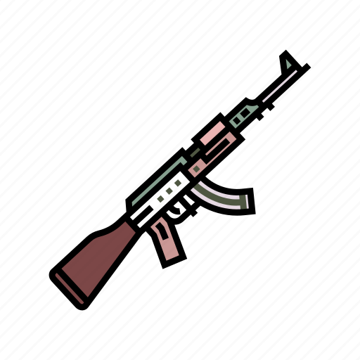 Army, assault rifle, automatic, gun, military, war, weapon icon - Download on Iconfinder