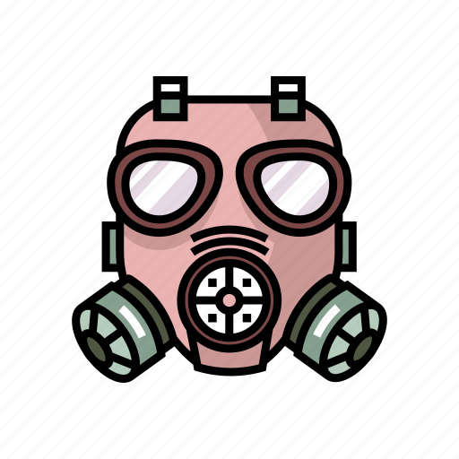 Army, chemical, equipment, gas mask, military, protection, war icon - Download on Iconfinder