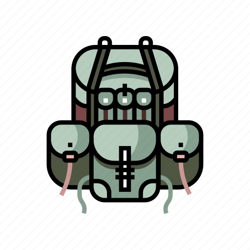 Army, bag, camouflage, equipment, military backpack, rucksack, soldier icon - Download on Iconfinder