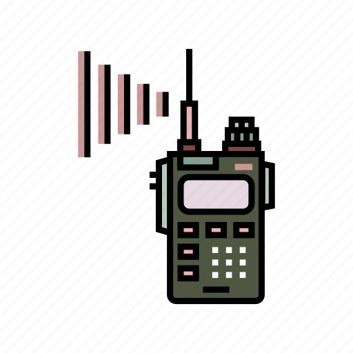 Communication, equipment, military, portable, soldier, tactical radio, war icon - Download on Iconfinder