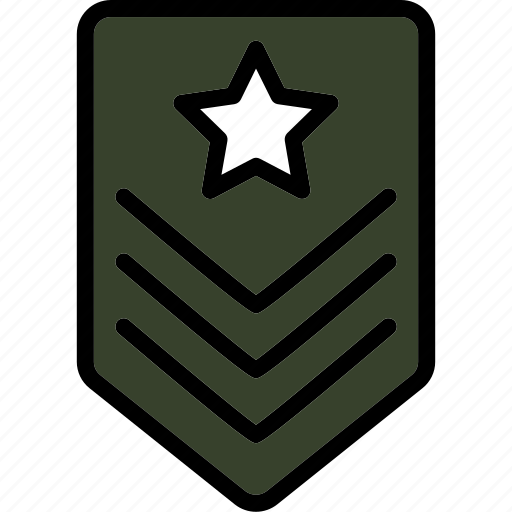 Army, badge, military, rank, soldier, uniform, war icon - Download on Iconfinder