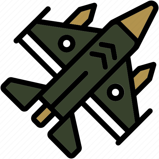 Airplane, army, fighter, jet, military icon - Download on Iconfinder