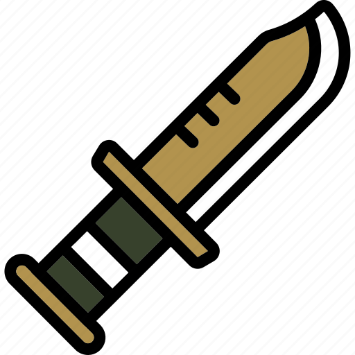 Blade, knife, military, weapon, army, war icon - Download on Iconfinder