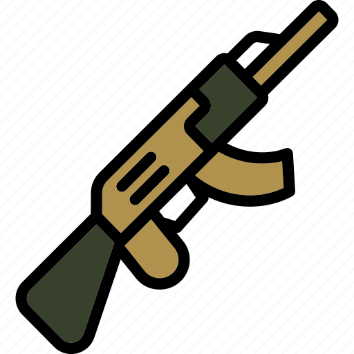 Gun, military, rifle, weapon, army icon - Download on Iconfinder