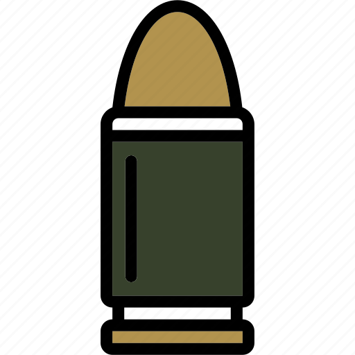 Bullet, crime, danger, military, shot, weapon icon - Download on Iconfinder