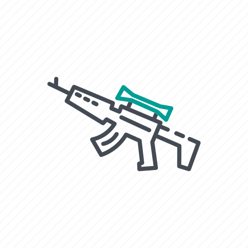 Military, stuff, weapon, ak47 icon - Download on Iconfinder