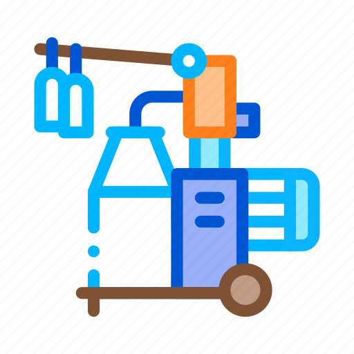 Bottle, cow, factory, machine, milk, product, transfer icon - Download on Iconfinder