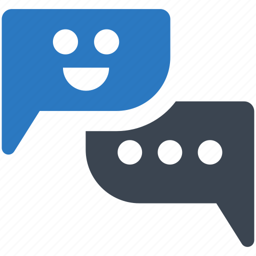 Chat, emotion, send, social, sticker, comic, smile icon - Download on Iconfinder