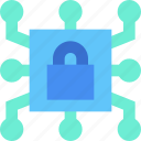 cyber security, connection, internet, network, lock, network protection, technology