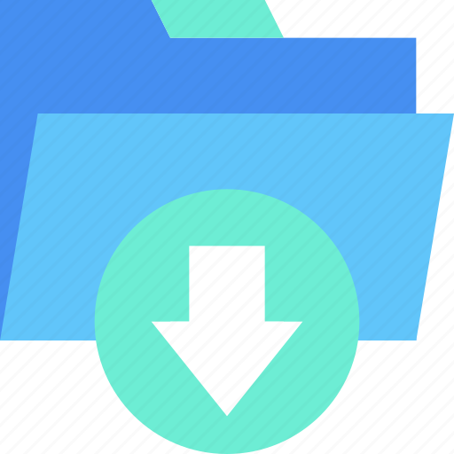 Download, arrow, save, down, share, folder, file icon - Download on Iconfinder