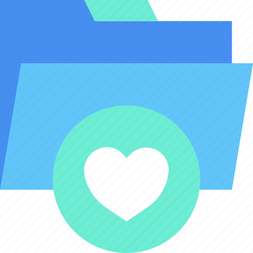 Favorite, like, heart, bookmark, rate, folder, file icon - Download on Iconfinder